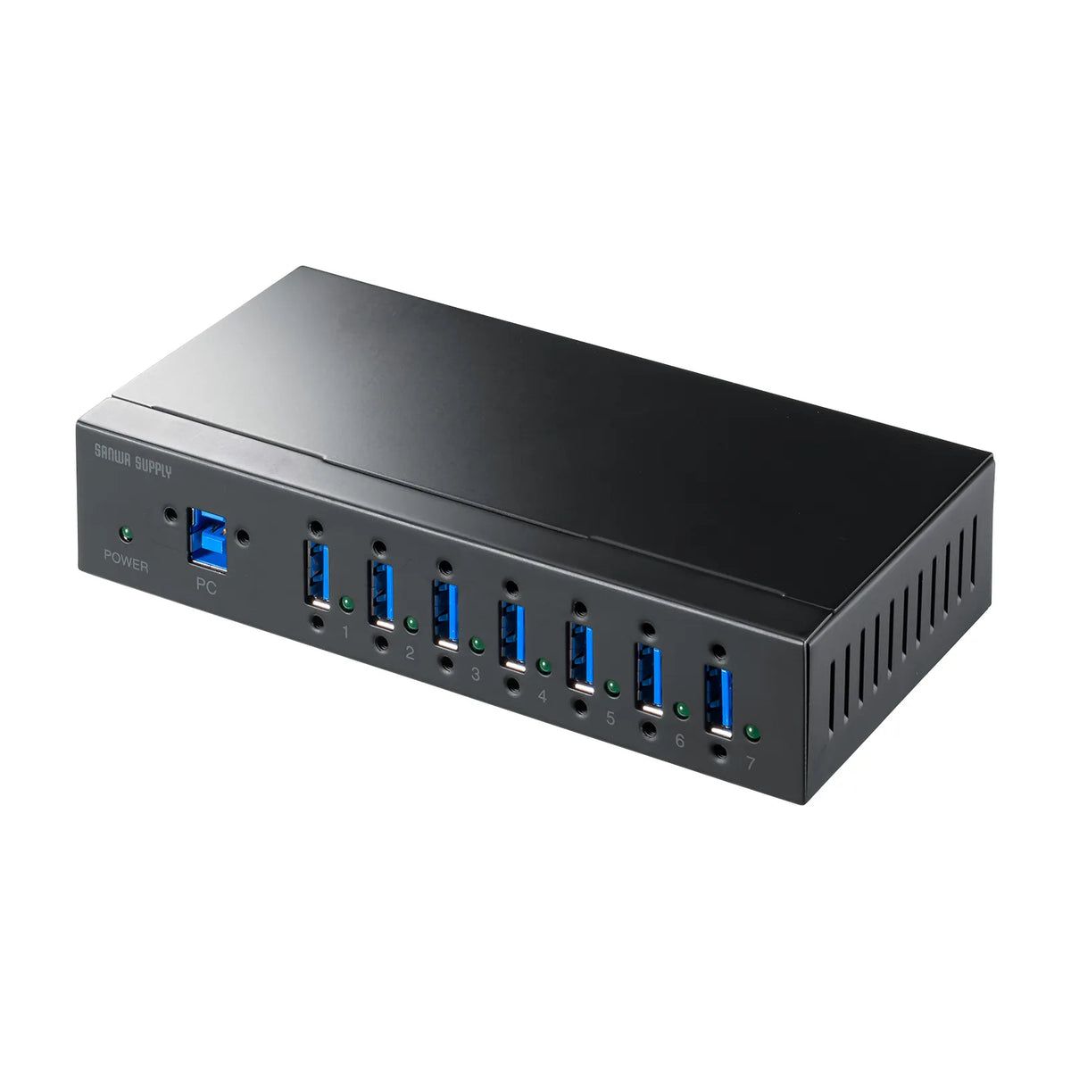 Industrial USB 5Gbps Hub (7 Ports) USB-3HFA07