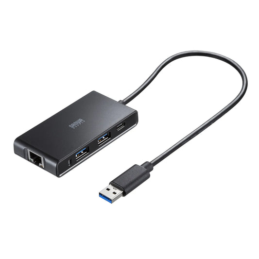 USBハブ付き 2.5ギガビットLANアダプタ USB-3HLS8BK