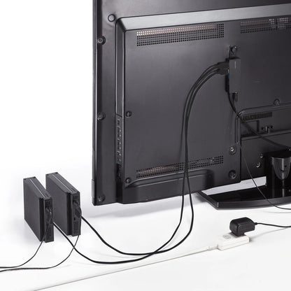 USB 3.2 Gen1 4-port hub with HDD connection support (USB-3HTV433BK)