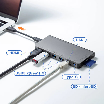 USB Type-C ドッキングハブ USB-3TCH14S2