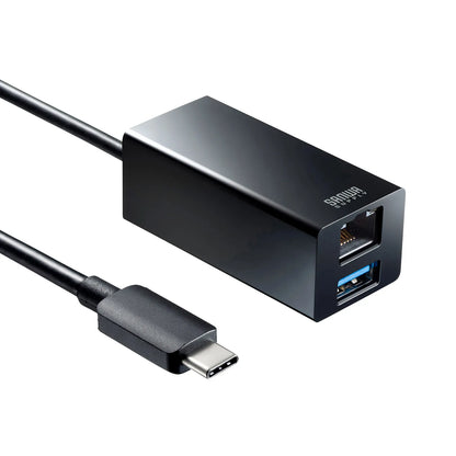 Gigabit LAN Adapter with USB Type-C Hub USB-3TCH33BK
