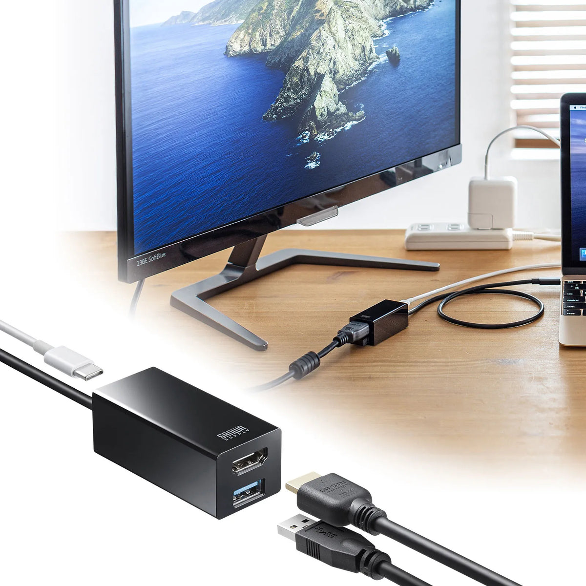 USB Type-C Hub with HDMI Conversion Adapter USB-3TCH35BK
