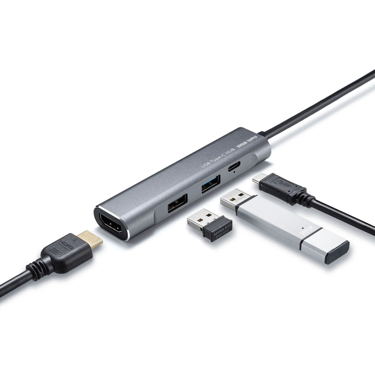 USB Type-C Hub with HDMI Port USB-3TCH37GM