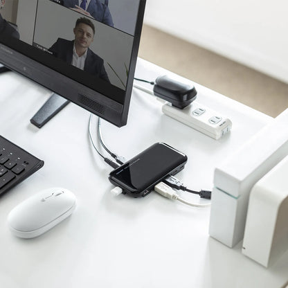 USB3.2Gen2対応 Type-C 7ポートハブ USB-3TCH38BK