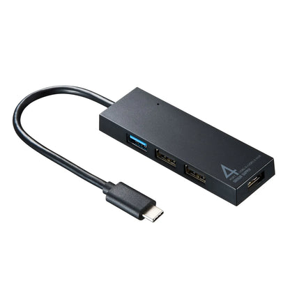 USB Type-C Combo Hub (4 Ports) USB-3TCH7BK