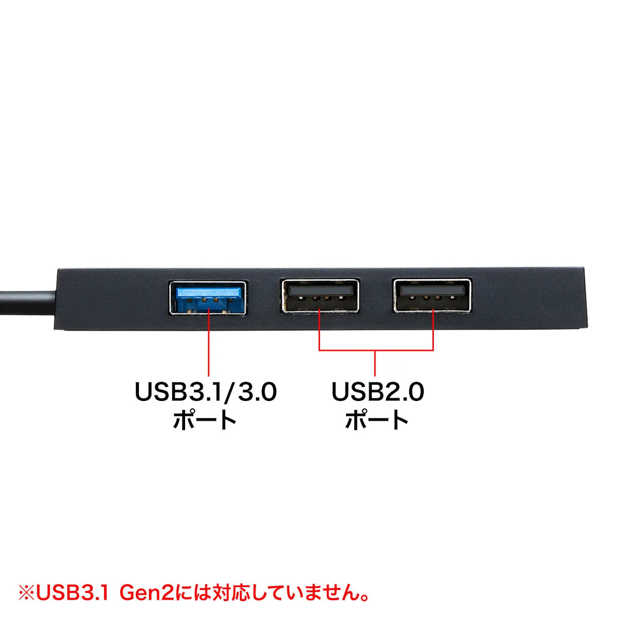 USB Type-C Combo Hub (4 Ports) USB-3TCH7BK