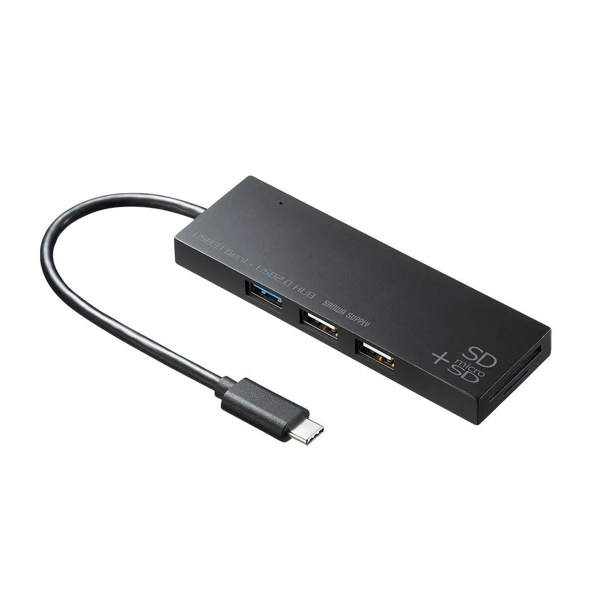 USB Type C Combo Hub with Card Reader USB-3TCHC16BK
