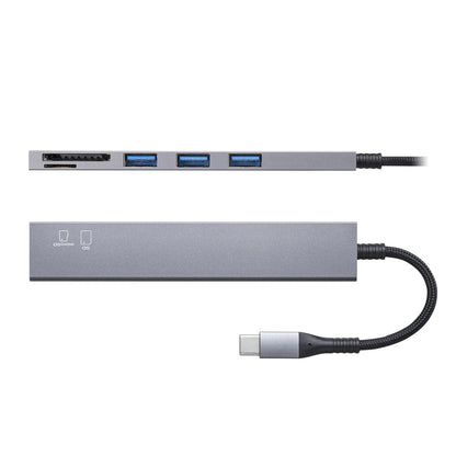 USB 5Gbps 3-Port Slim Hub (with Card Reader) USB-3TCHC20MS