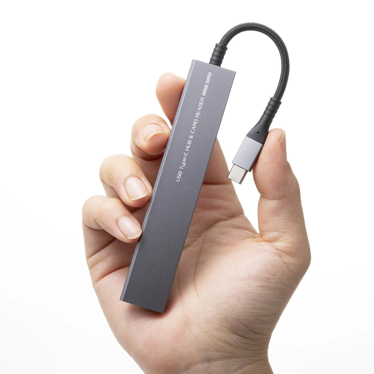 USB 5Gbps 3-Port Slim Hub (with Card Reader) USB-3TCHC20MS