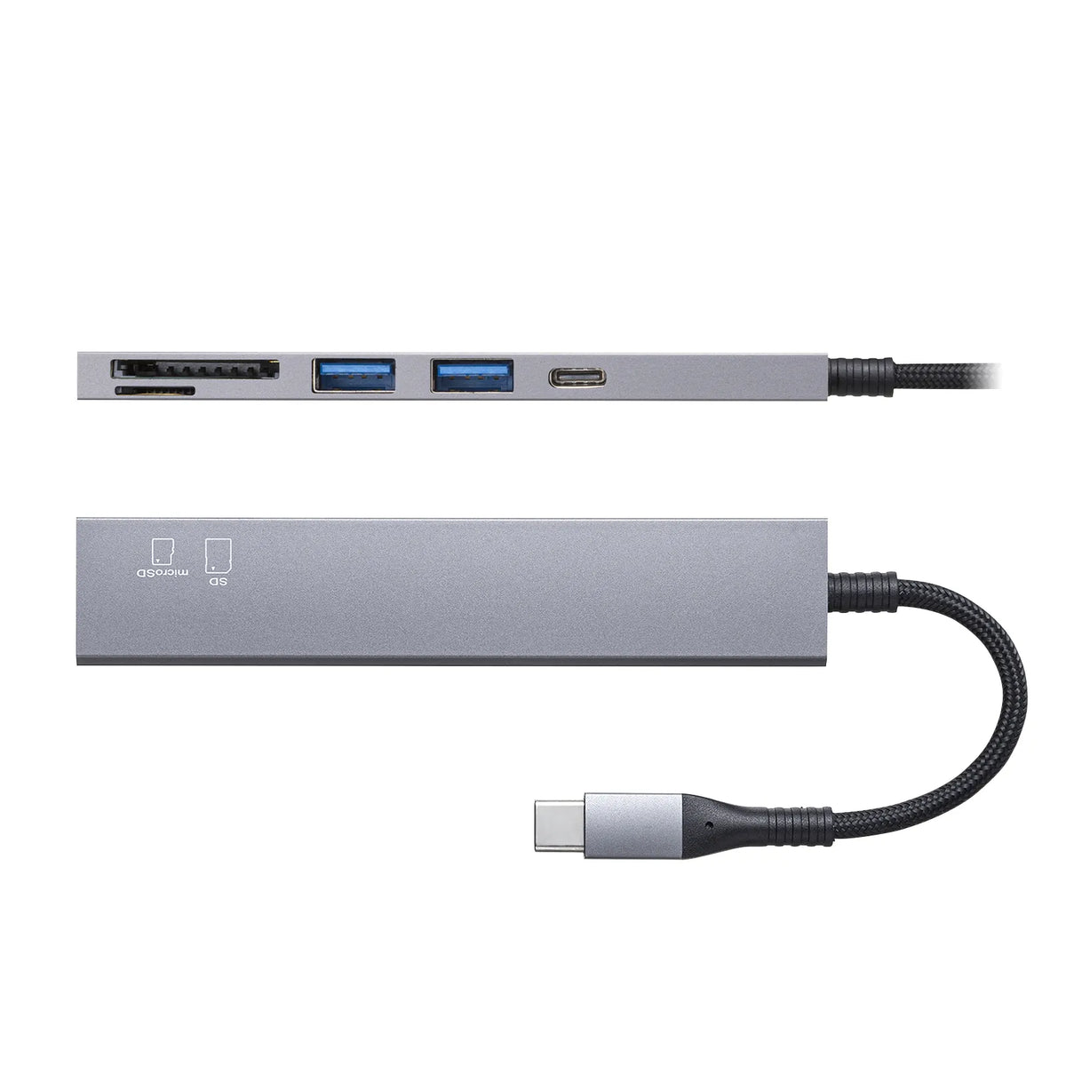 USB 5Gbps 3-Port Slim Hub (with Card Reader) USB-3TCHC21MS