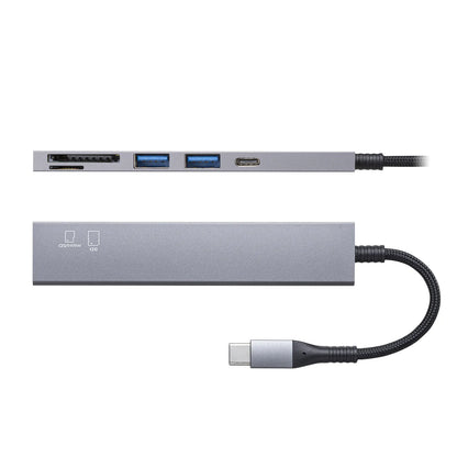 USB 5Gbps 3-Port Slim Hub (with Card Reader) USB-3TCHC21MS