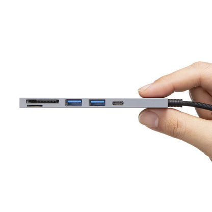 USB 5Gbps 3-Port Slim Hub (with Card Reader) USB-3TCHC21MS