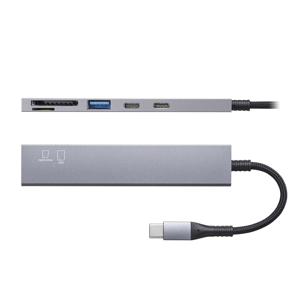 USB 5Gbps 3-Port Slim Hub (with Card Reader) USB-3TCHC22MS