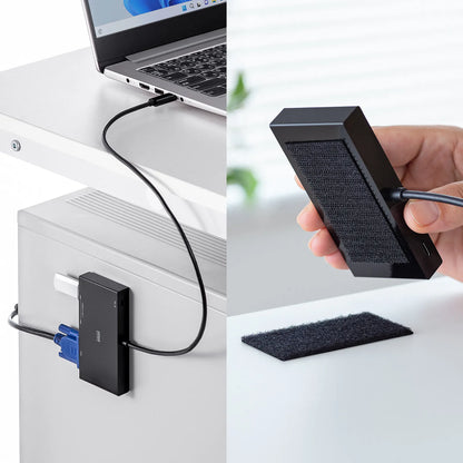 VGA付USB Type-Cハブ USB-3TCV1BK