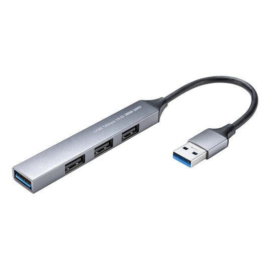 USB 5Gbps 4-Port Combo Ultra Slim Hub USB-5H24GM