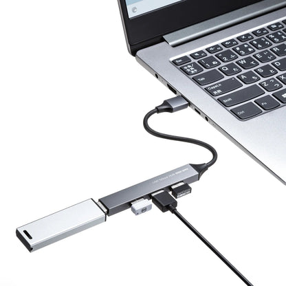 USB 5Gbps 4-Port Combo Ultra Slim Hub USB-5H24GM