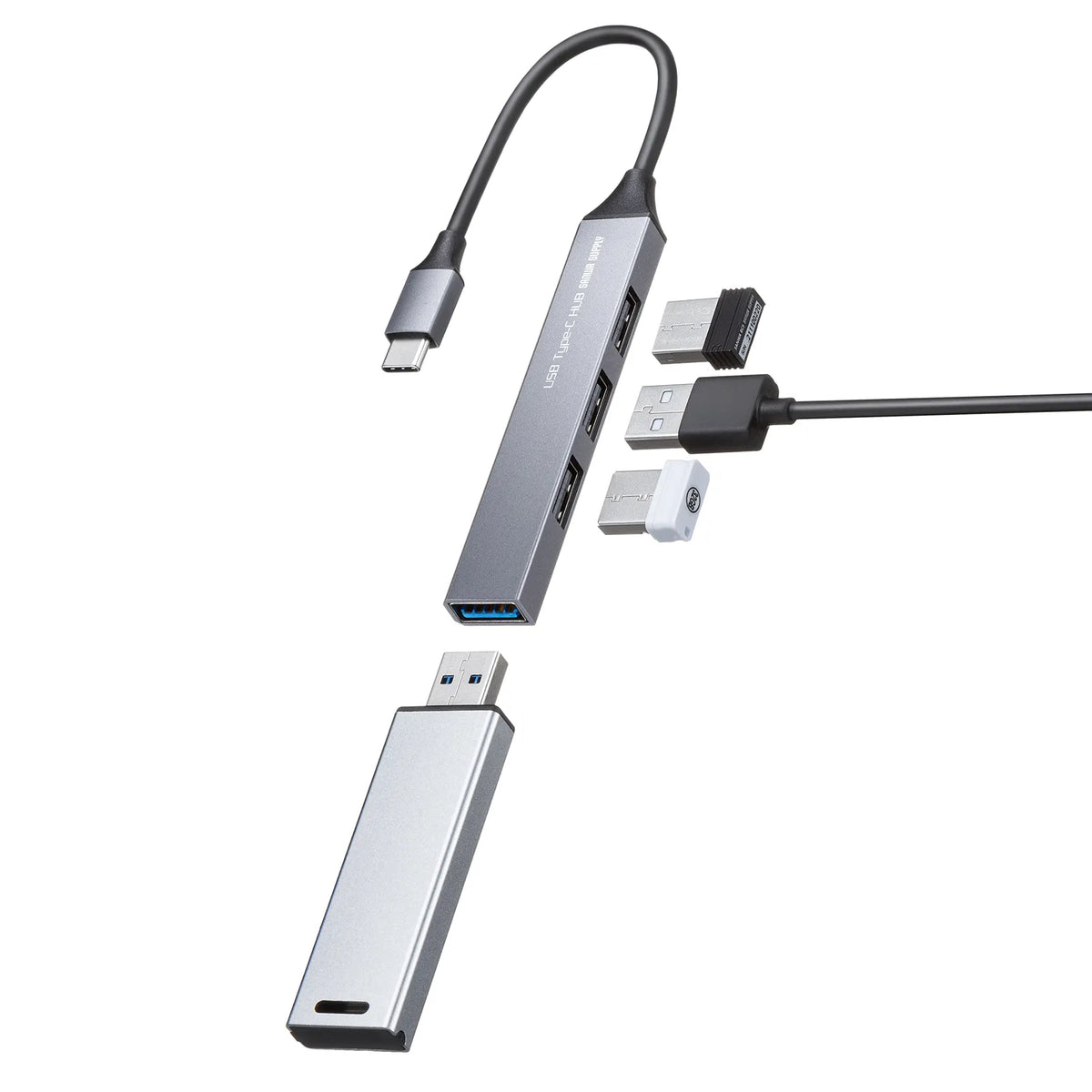USB Type-C 4-Port Combo Ultra Slim Hub USB-5TC26GM