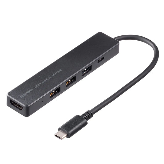 HDMIポート付 USB Type-Cハブ USB-5TCH15BK