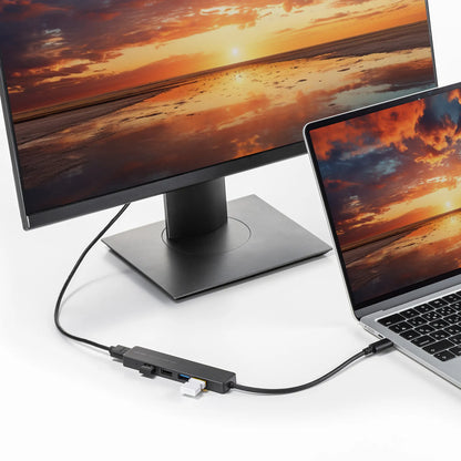 HDMIポート付 USB Type-Cハブ USB-5TCH15BK