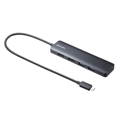 USB Type-C ドッキングステーション USB-5TCHHPS22BK