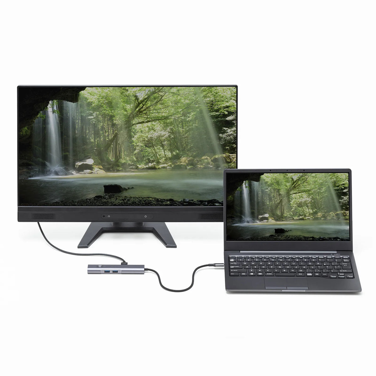 USB Type-C ドッキングハブ USB-5TCHLP16GM