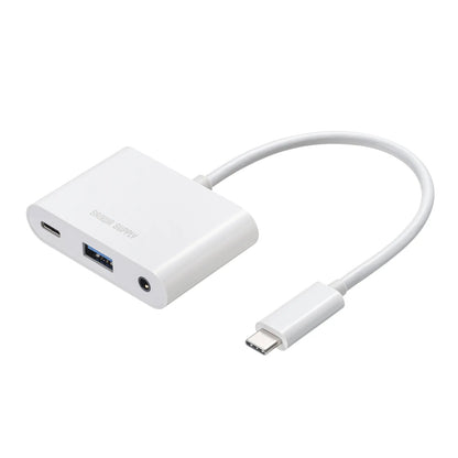 USB-5TCPA23W USB-C Hub with Headphone Jack