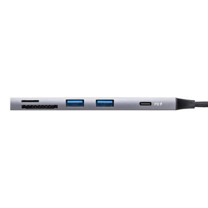 USB 5Gbps 3-Port Slim Hub (with Card Reader) USB-5TCPC28GM