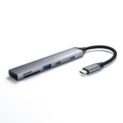 USB 5Gbps 3-Port Slim Hub (with Card Reader) USB-5TCPC29GM