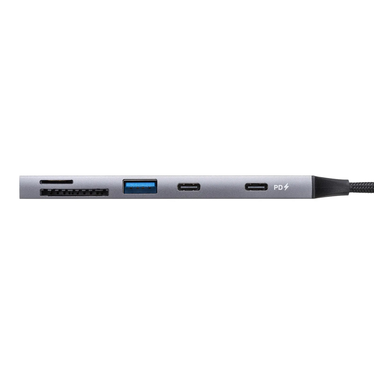 USB 5Gbps 3-Port Slim Hub (with Card Reader) USB-5TCPC29GM