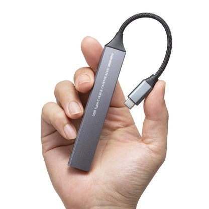 USB 5Gbps 3-Port Slim Hub (with Card Reader) USB-5TCPC29GM