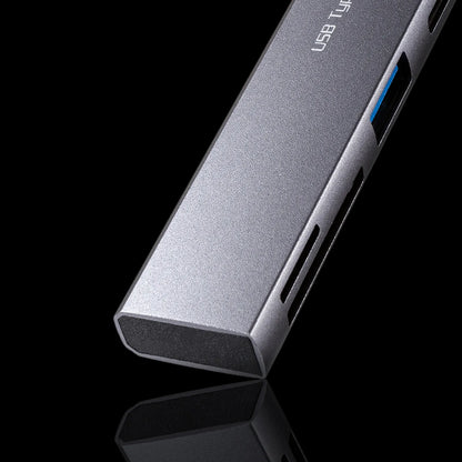 USB 5Gbps 3-Port Slim Hub (with Card Reader) USB-5TCPC29GM