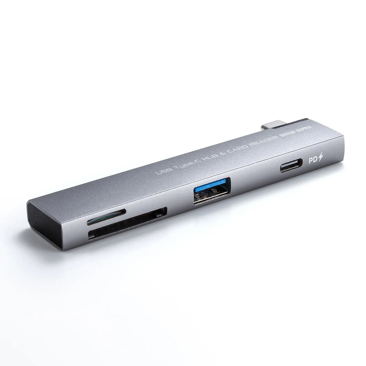 USB 5Gbps 2-Port Slim Hub (with Card Reader) USB-5TCPC30GM