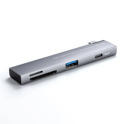 USB 5Gbps 2-Port Slim Hub (with Card Reader) USB-5TCPC30GM