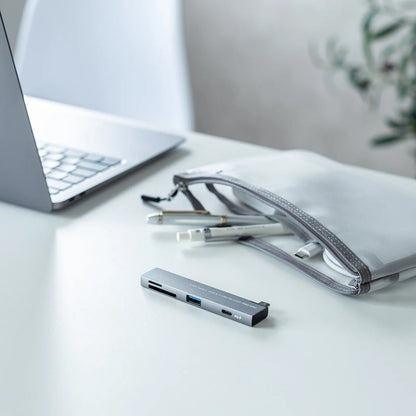 USB 5Gbps 2-Port Slim Hub (with Card Reader) USB-5TCPC30GM