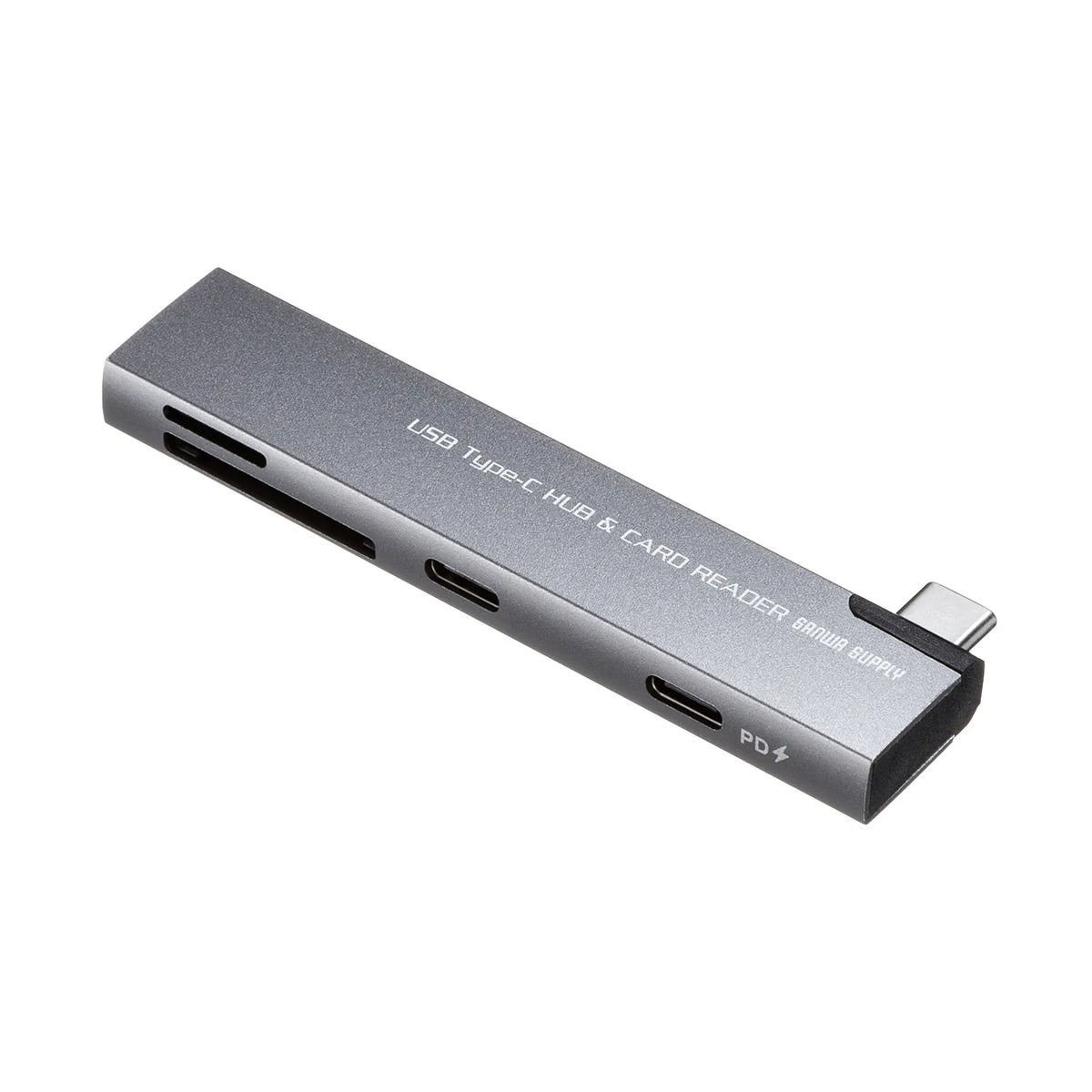 USB 5Gbps 2-Port Slim Hub (with Card Reader) USB-5TCPC31GM