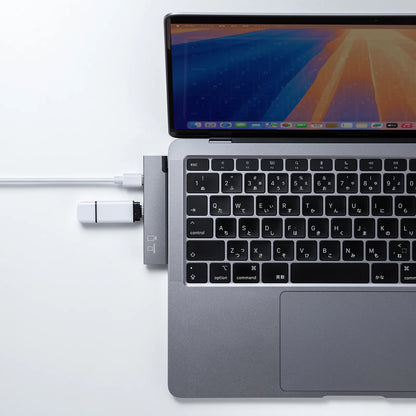 USB 5Gbps 2-Port Slim Hub (with Card Reader) USB-5TCPC31GM