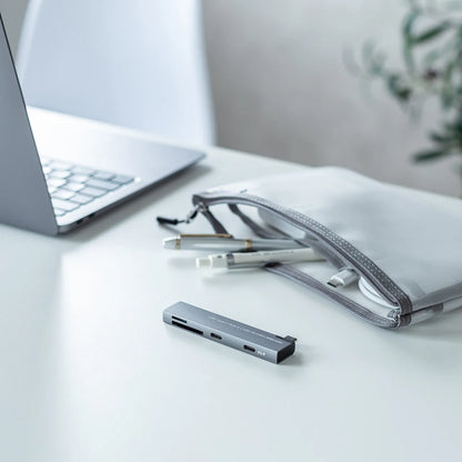 USB 5Gbps 2-Port Slim Hub (with Card Reader) USB-5TCPC31GM