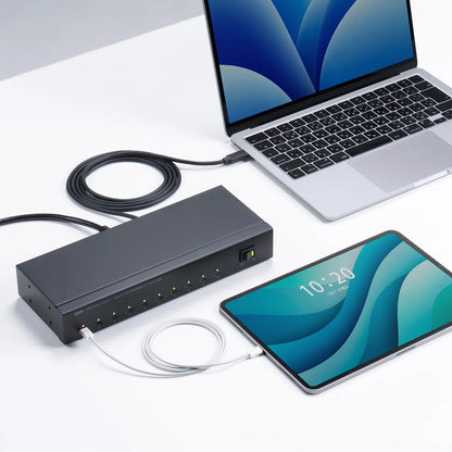 USB 5Gbps Type-C 10-Port Hub USB-5TCPS10N