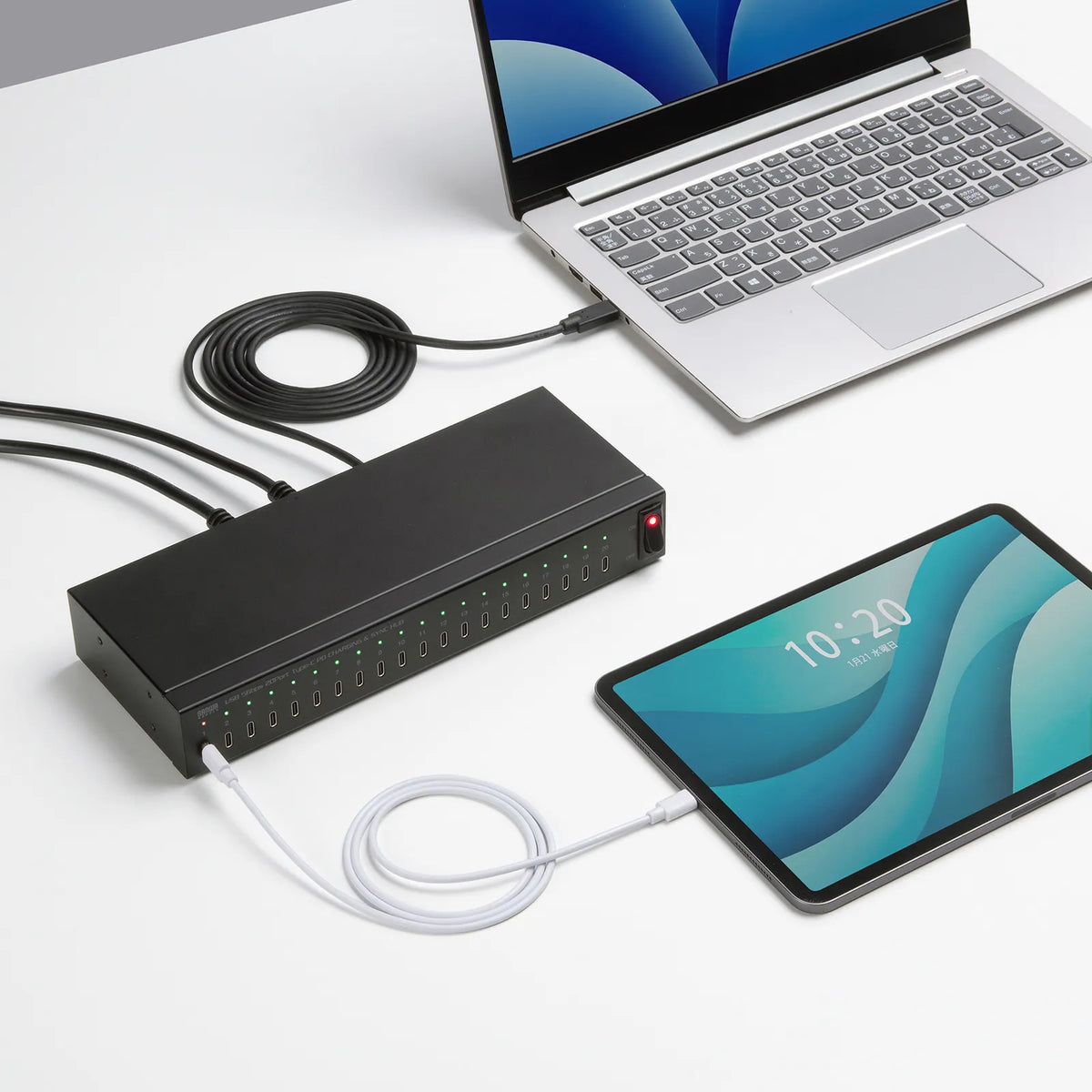 USB 5Gbps Type-C 20-Port Hub USB-5TCPS20N