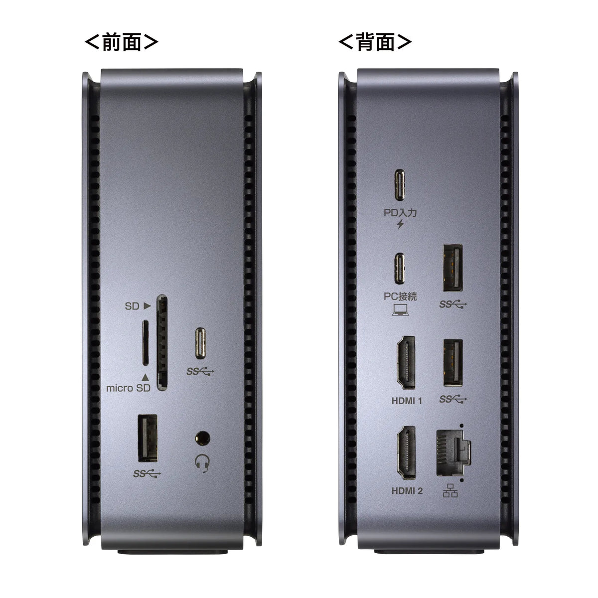 USB Type-C Docking Station (Supports HDMI x 2 Display Output) USB-CVDK12