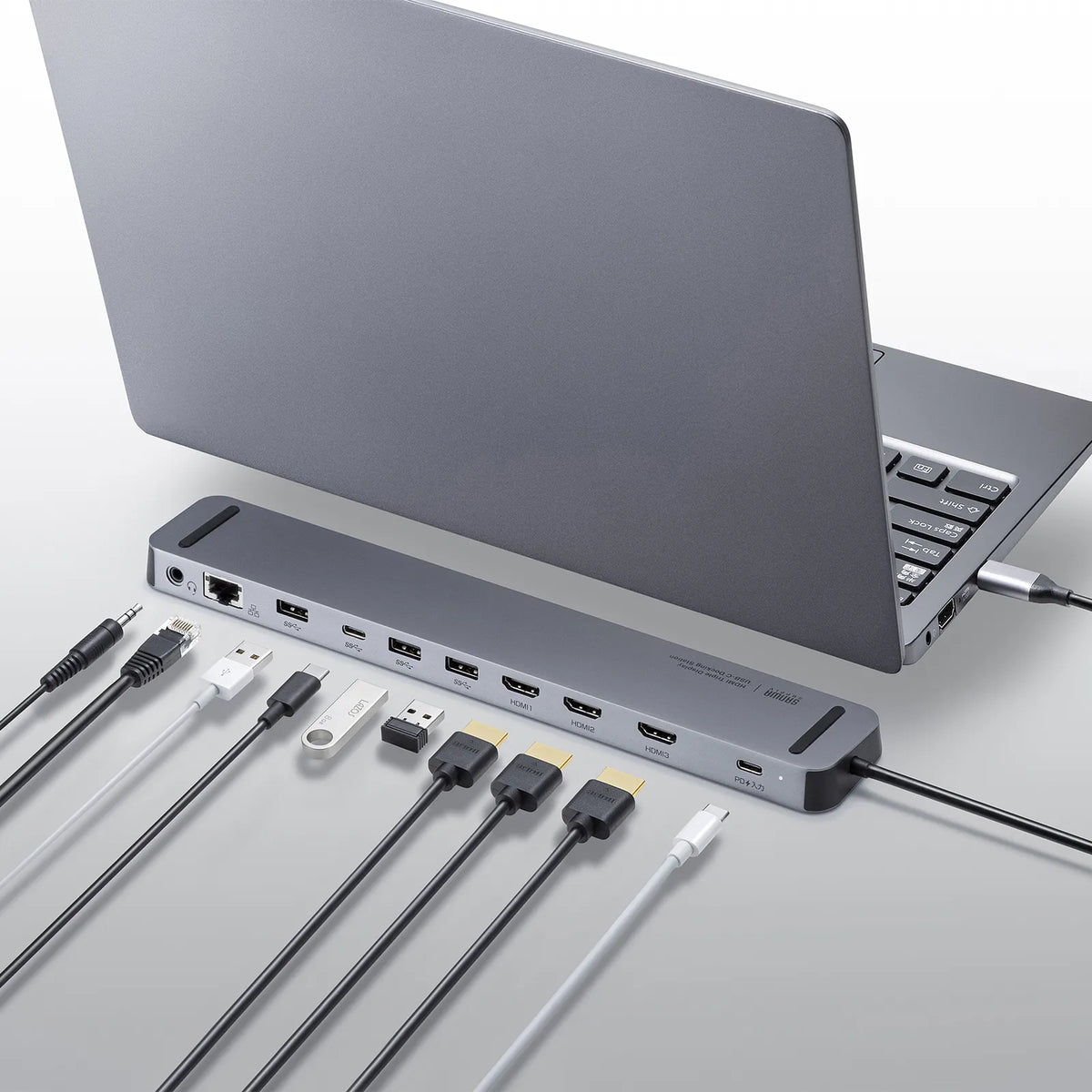 USB Type-C Docking Station (Supports 3 x HDMI Outputs) USB-CVDK13