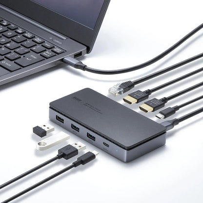 USB Type-C Docking Station (Supports HDMI x 2 Display Output) USB-CVDK15