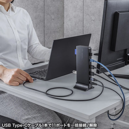 Docking Station (4K, HDMI x2 output, AC adapter included) USB-CVDK16