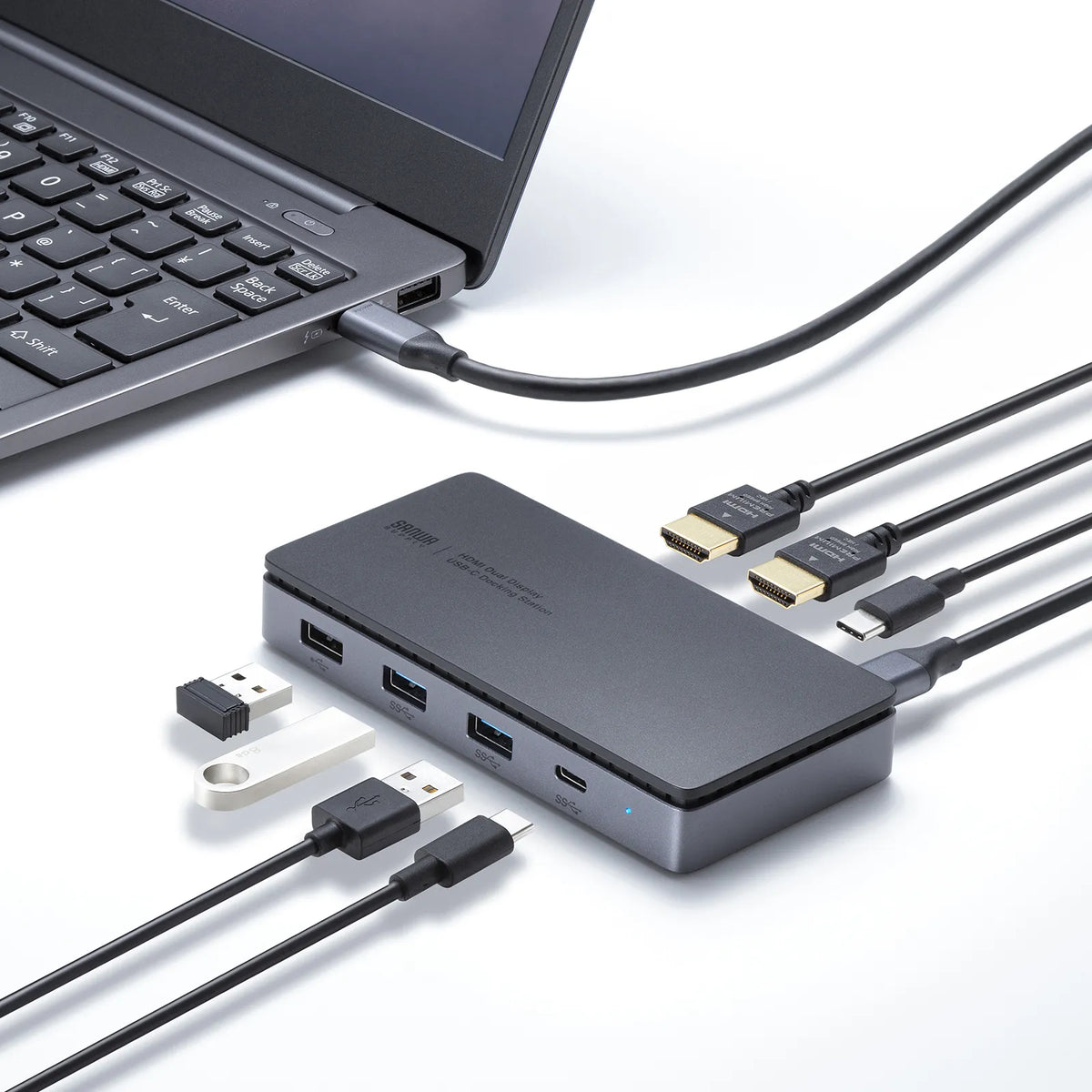 Docking station (HDMI x2 screen output, no LAN port) USB-CVDK17