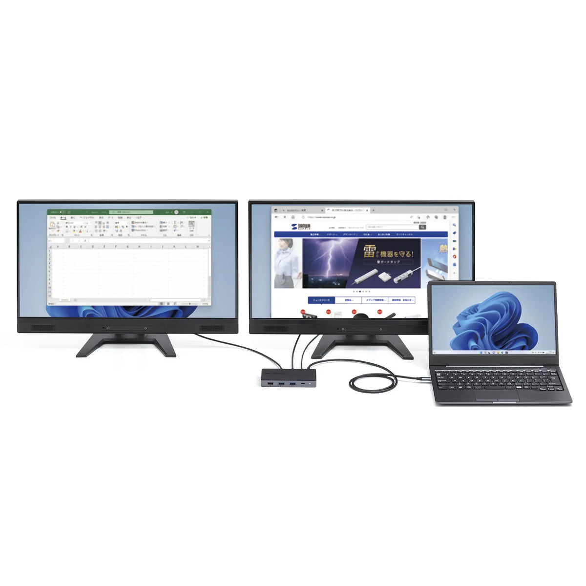 Docking station (HDMI x2 screen output, no LAN port) USB-CVDK17