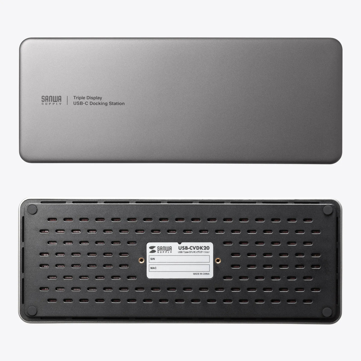 Docking station (HDMI/DisplayPort x 4K x 3 screen output compatible) USB-CVDK20