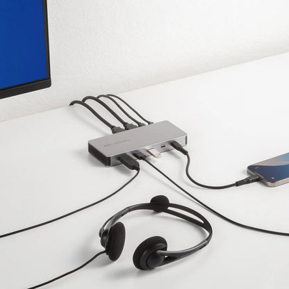 USB Type-Cドッキングステーション（HDMIx2画面・USBハブx7ポート） USB-CVDK21