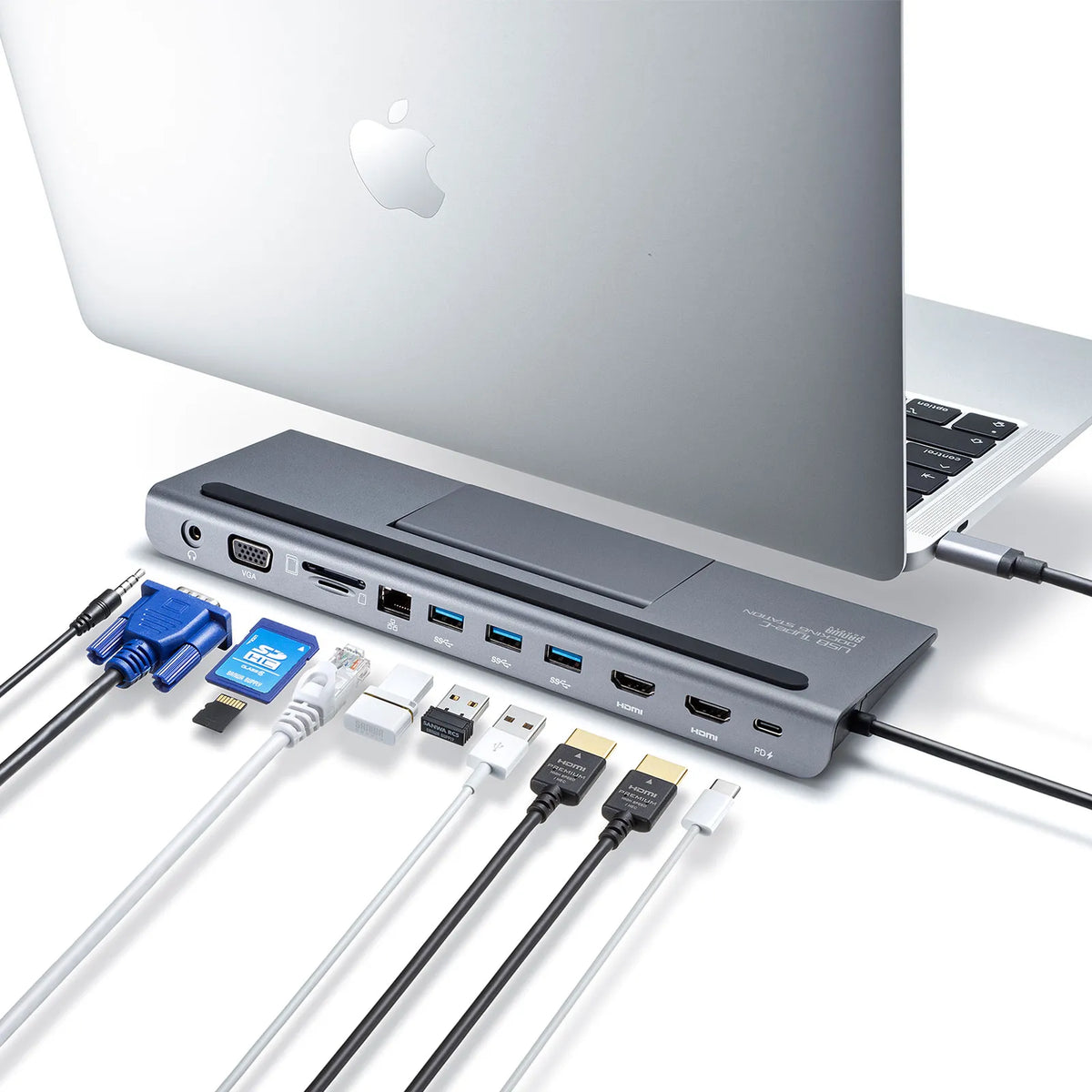 USB Type-Cドッキングステーション(HDMI/VGA対応)  USB-CVDK8