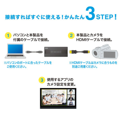 USB-HDMI Camera Adapter (USB 2.0) USB-CVHDUVC2
