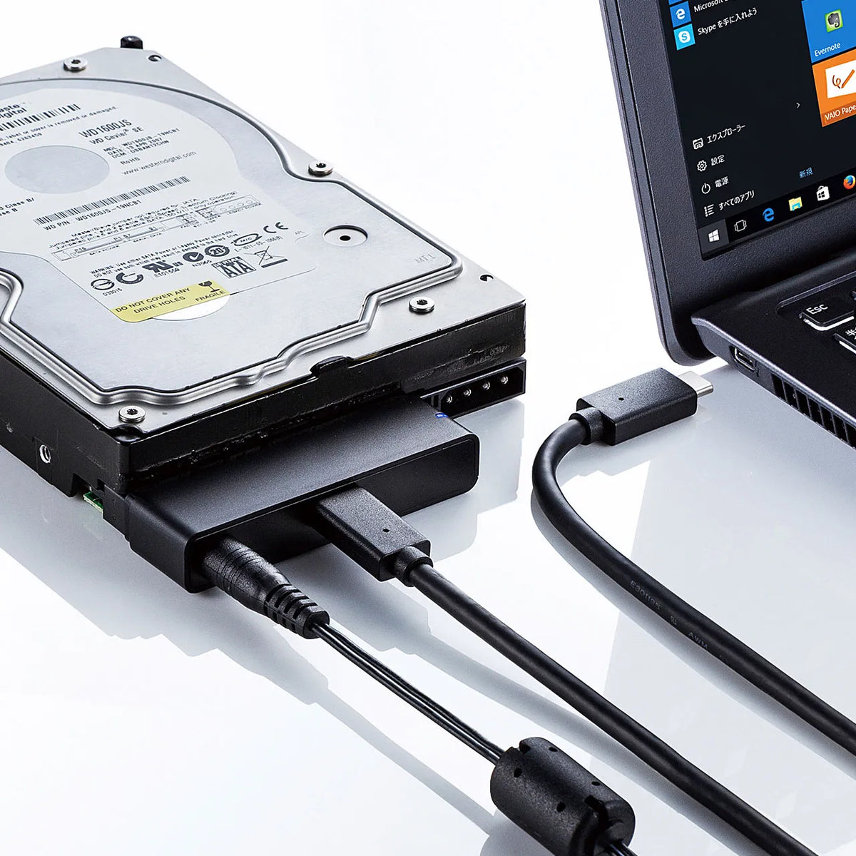 SATA-USB3.1 Gen2変換ケーブル USB-CVIDE7